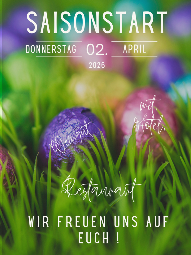 Saisonstart zu Ostern!